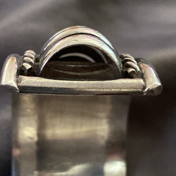 Priscilla Apache Navajo Designed Sterling Silver Cuff Bracelet - Picture 7 of 9